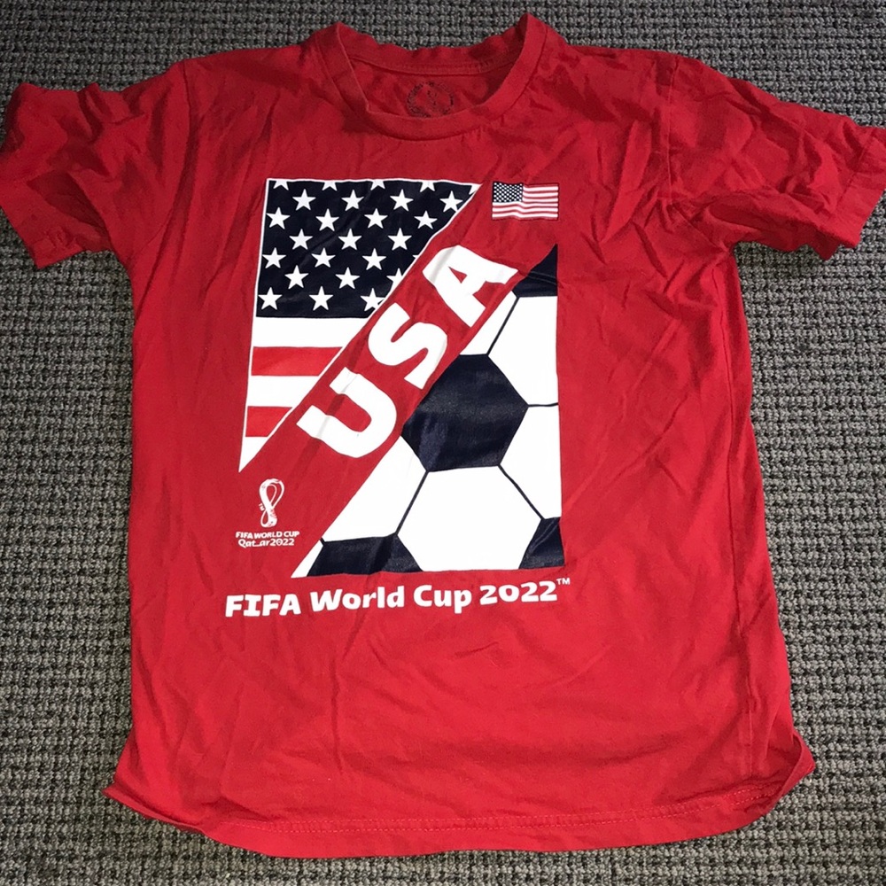 USA FIFA World Cup 2022 Red Graphic Tee